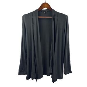 Women’s Always Indigo Medium Black Cardigan